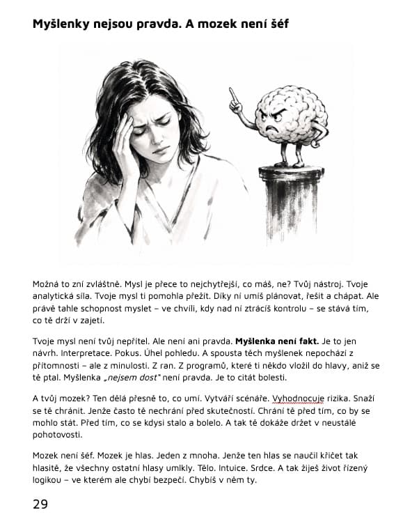 Let Go of What's Breaking You — Thoughts aren't the truth. And your brain isn't the boss