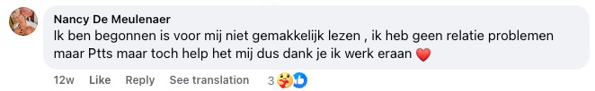 Reader review from Facebook