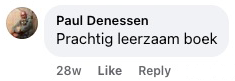 Reader review from Facebook